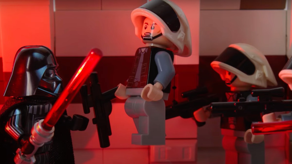 See LEGO Darth Vader recreate epic Rogue One: A Star Wars Story scene