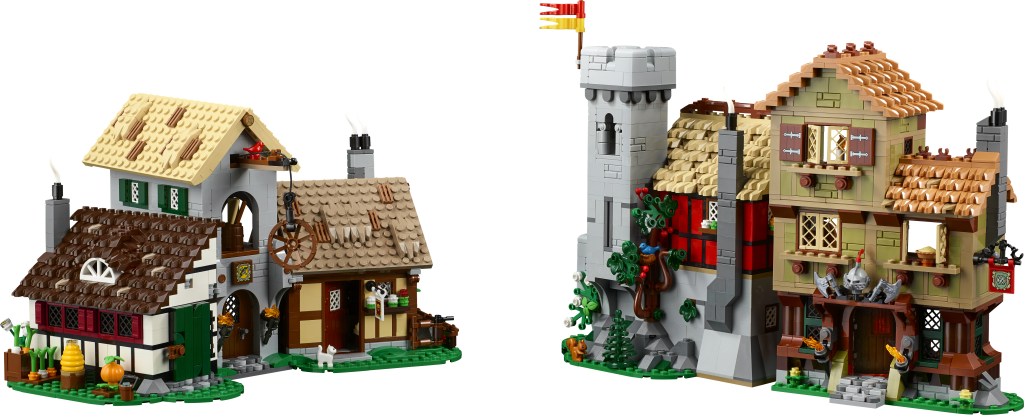 LEGO Icons 10332 medieval town square buildings 1024x415