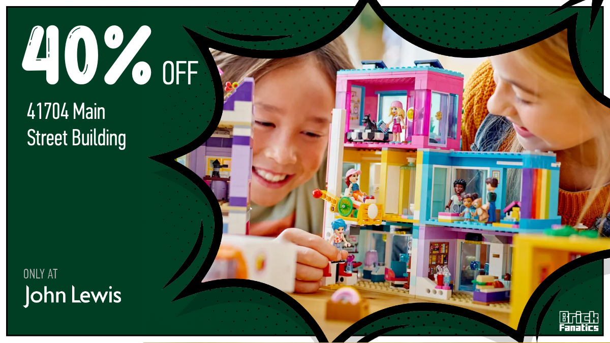 Save £56 on LEGO Friends 41704 Main Street Building while stocks last