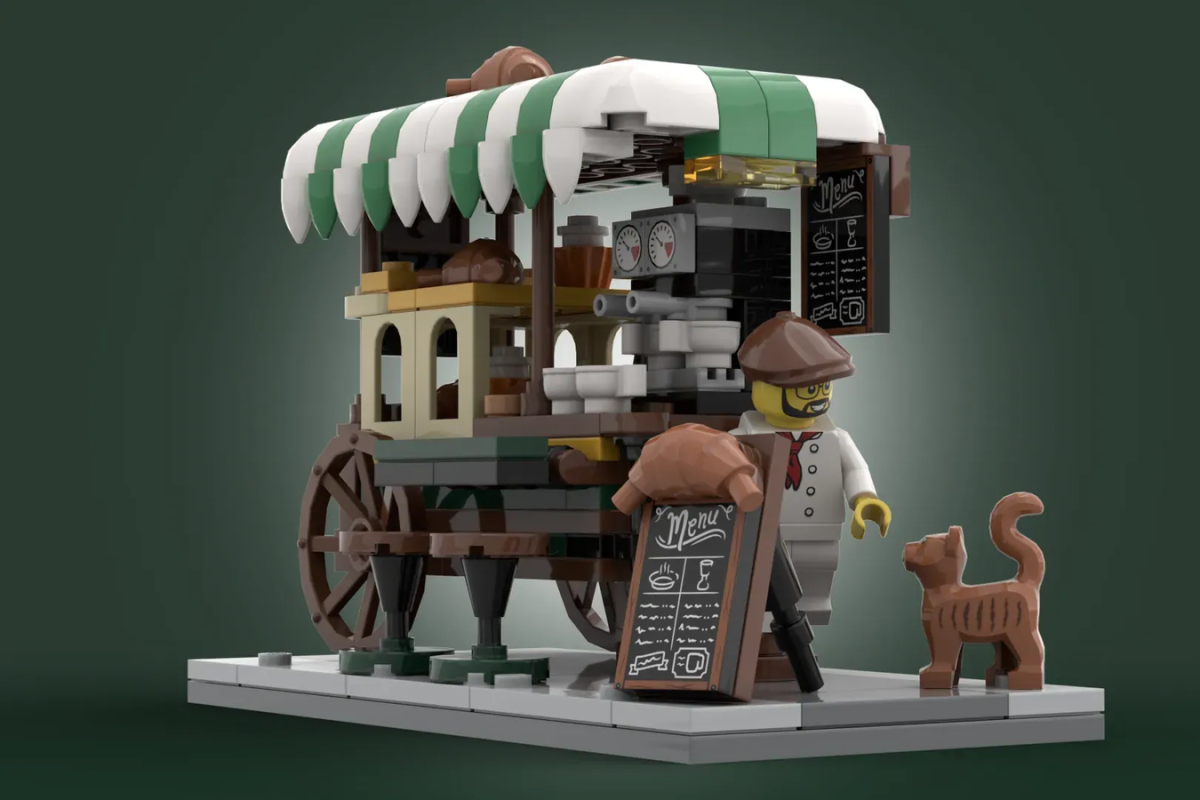 LEGO Ideas Sweet French Cart by iTavix 1200x800