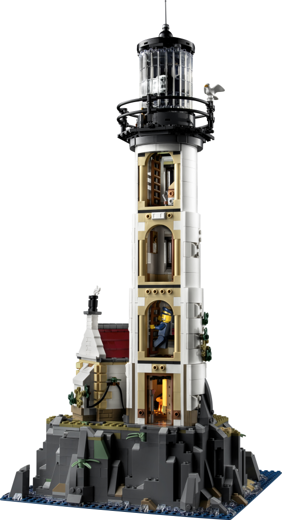 LEGO Ideas 21336 Motorised Lighthouse open 556x1024