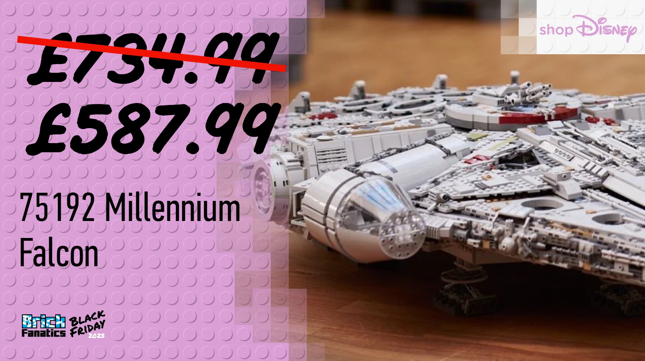 Score a discount on LEGO Star Wars UCS Millennium Falcon before it's gone