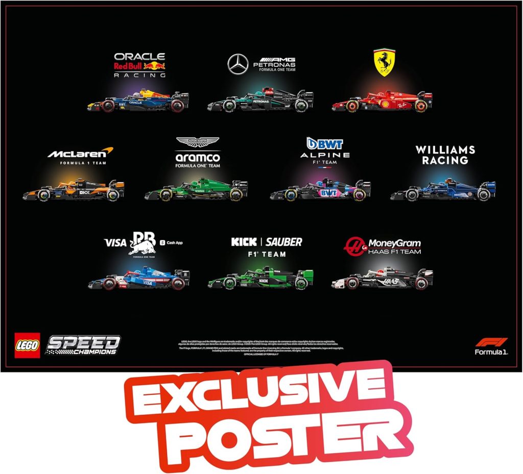 LEGO Speed Champions 66802 Ultimate Formula 1 Collectors Pack 3 1024x929