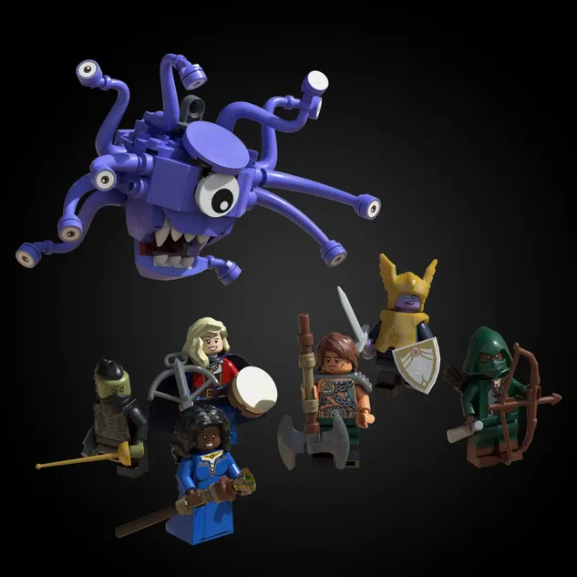 LEGO Ideas Dungeons and Dragons Journeys End characters