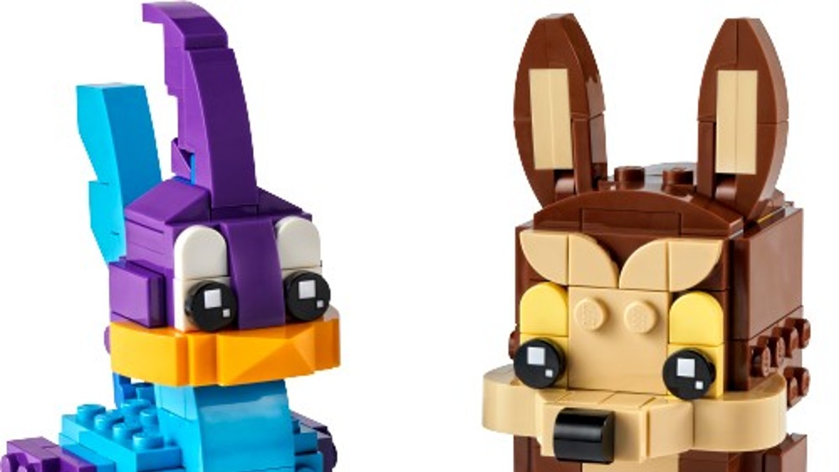 LEGO BrickHeadz Looney Tunes 40559 Road Runner & Wile E. Coyote revealed