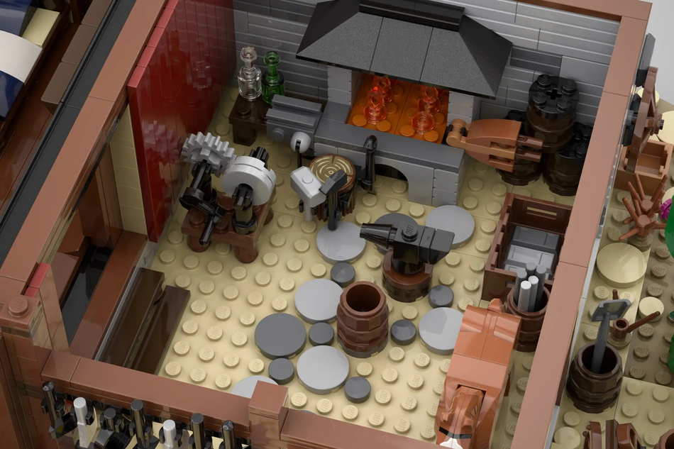 LEGO Ideas Blacksmith – Wild West 9
