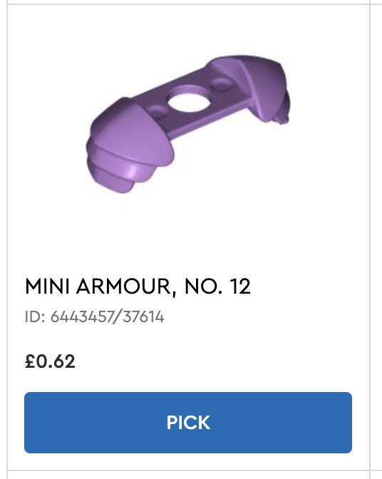 LEGO Pick a Brick November5