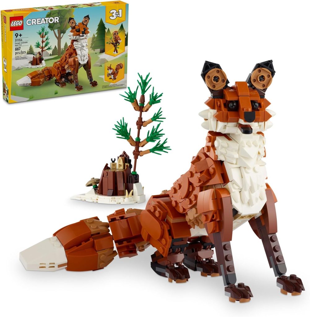 lego 31154 forest animals red fox contents 1001x1024