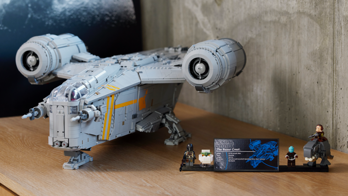 LEGO Star Wars 75331 The Razor Crest designers had clues about the ship's on-screen future