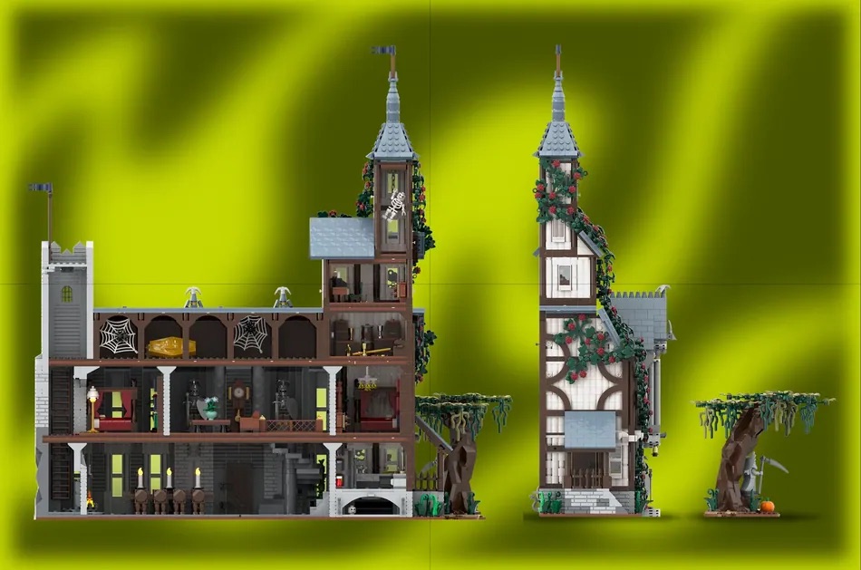 LEGO Ideas Scooby Doo And the Ravenwood Mansion 8