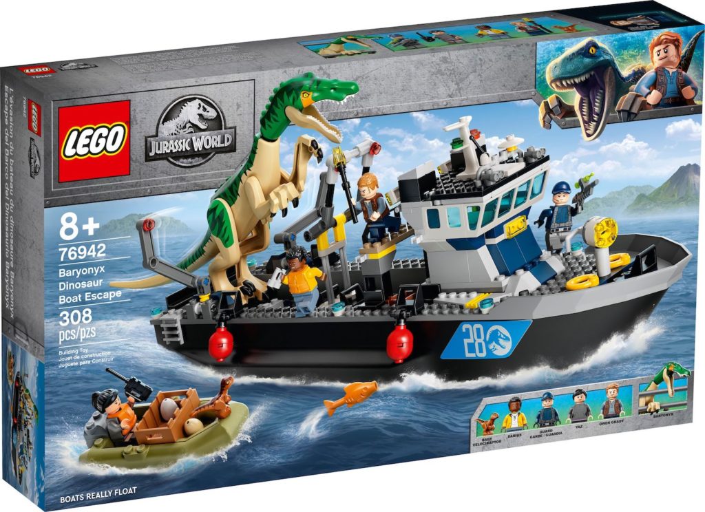 LEGO Jurassic World 76942 Baryonyx Dinosaur Boat Escape 1