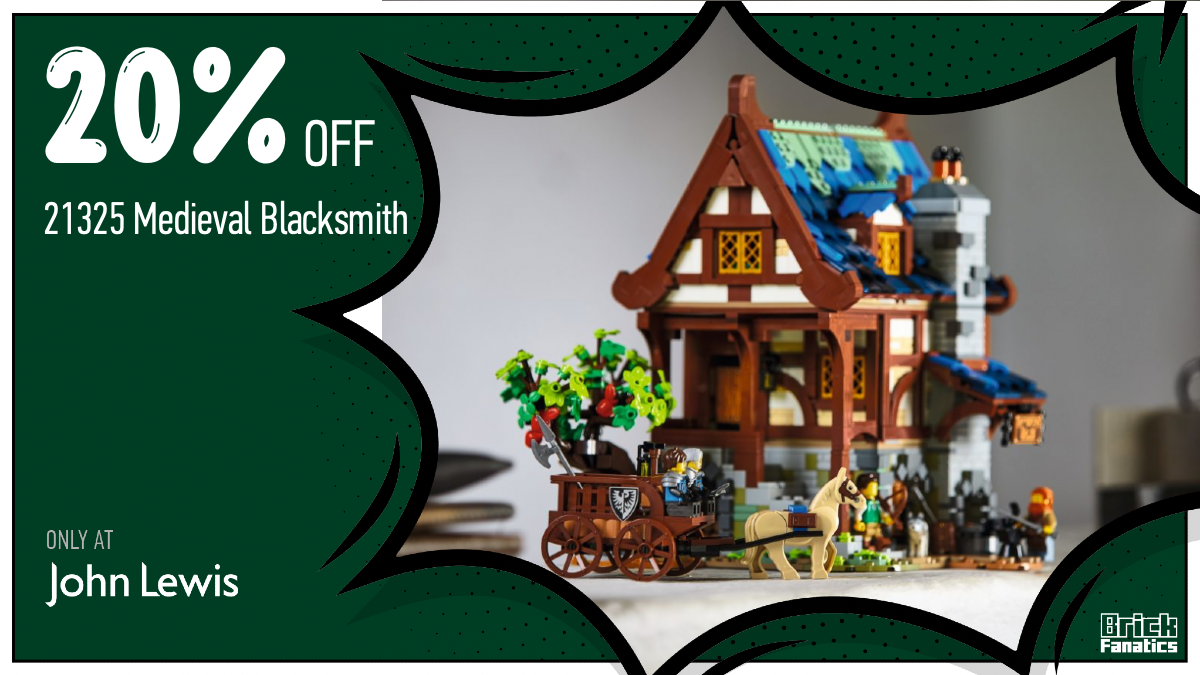 Head over to John Lewis and save a huge £32 on 21325 Medieval Blacksmith