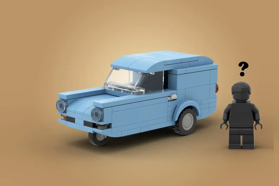 LEGO Ideas mr bean suitcase 3