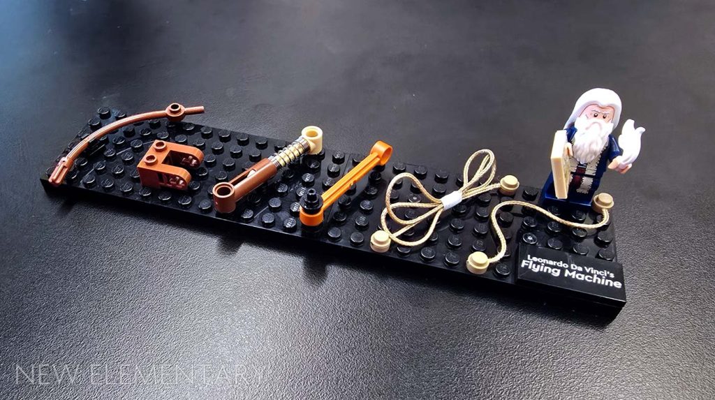 NEW ELEMENTARY LEGO Icons 10363 Leonardo da Vincis Flying Machine close ups 4 1024x573