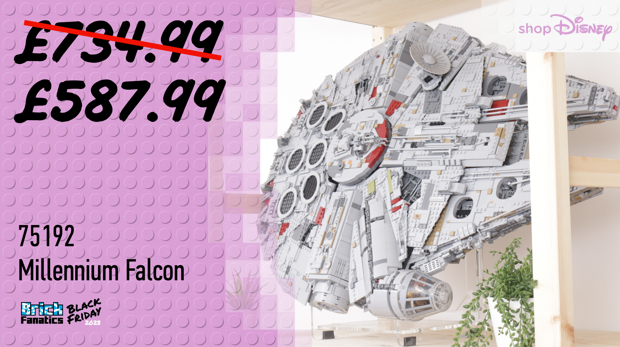 Massive price drop on LEGO Star Wars UCS Millennium Falcon