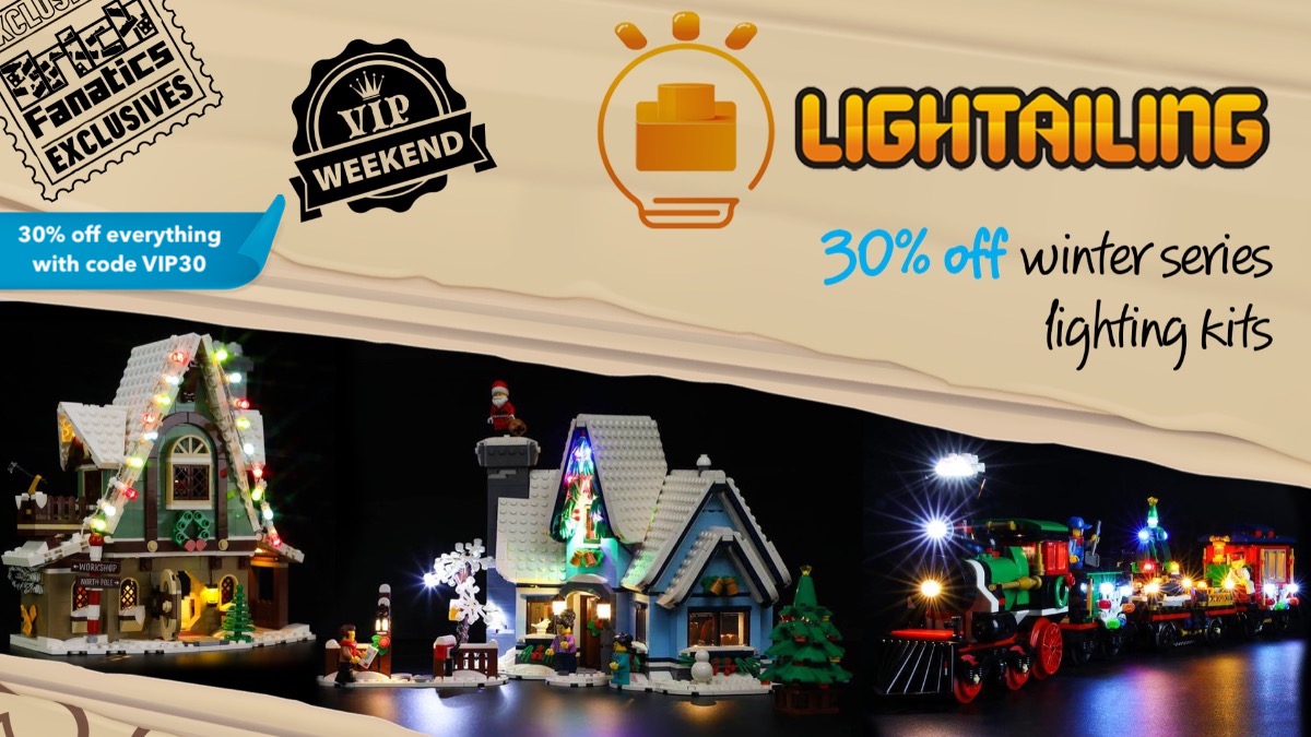 Save 30% on LEGO lighting kits at Lightailing for LEGO VIP Weekend
