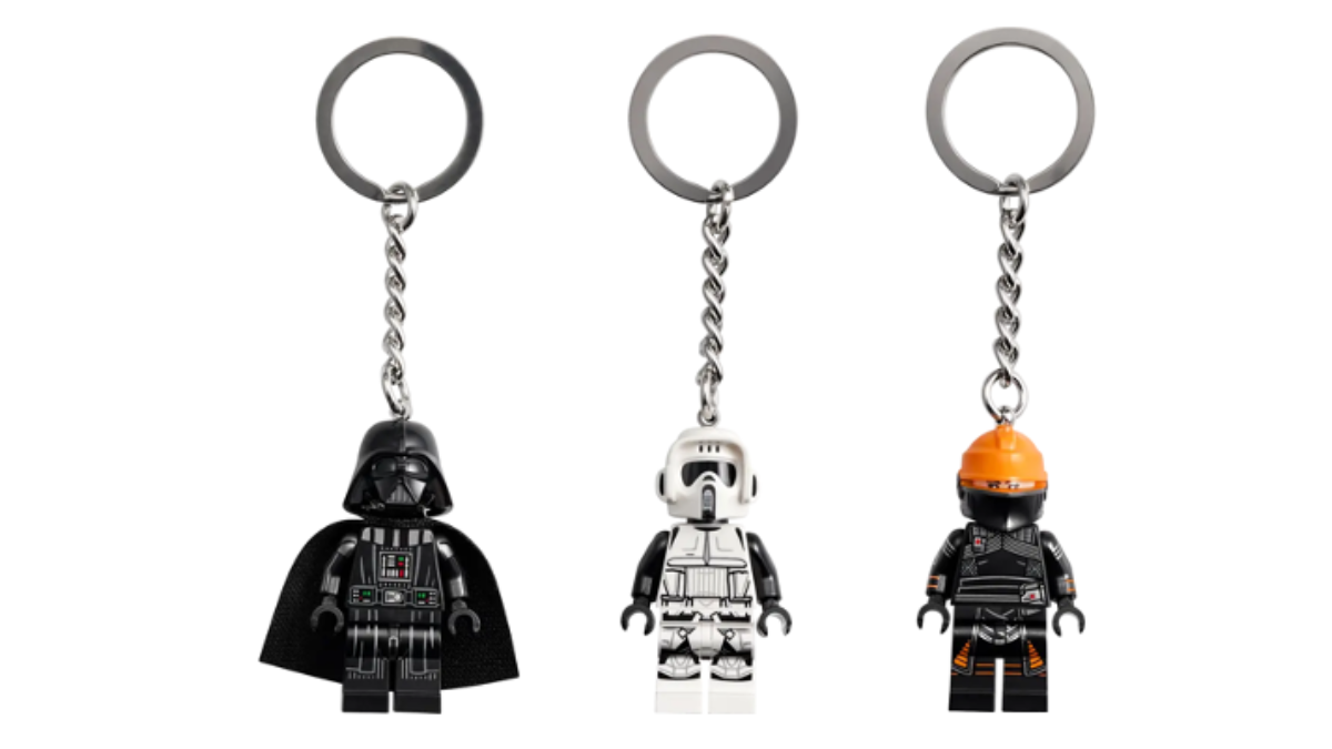 Three new LEGO Star Wars character keyrings have been revealed