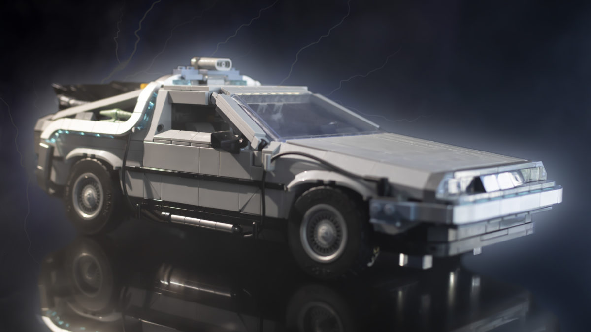 LEGO 10300 Back to the Future Time Machine gets extra sparkle with clever addition