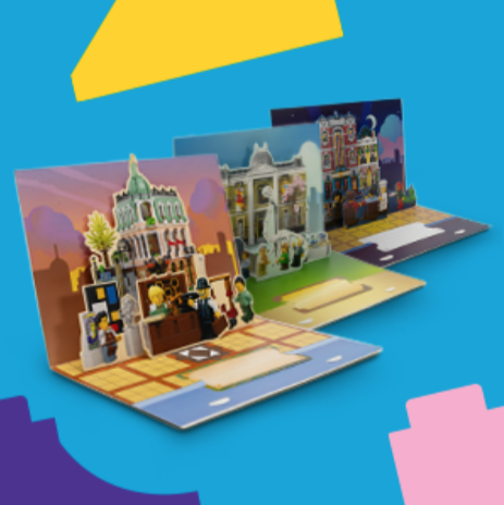 LEGO Insiders Modular Buildings Collection postcards 2