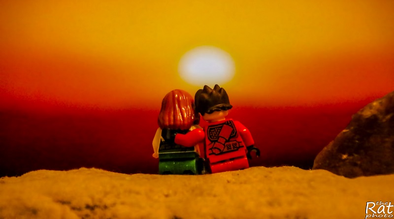 Brick Pic of the Day: Enjoying the sunset