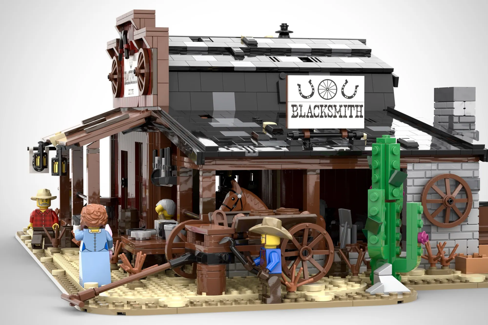 LEGO Ideas Blacksmith – Wild West 7