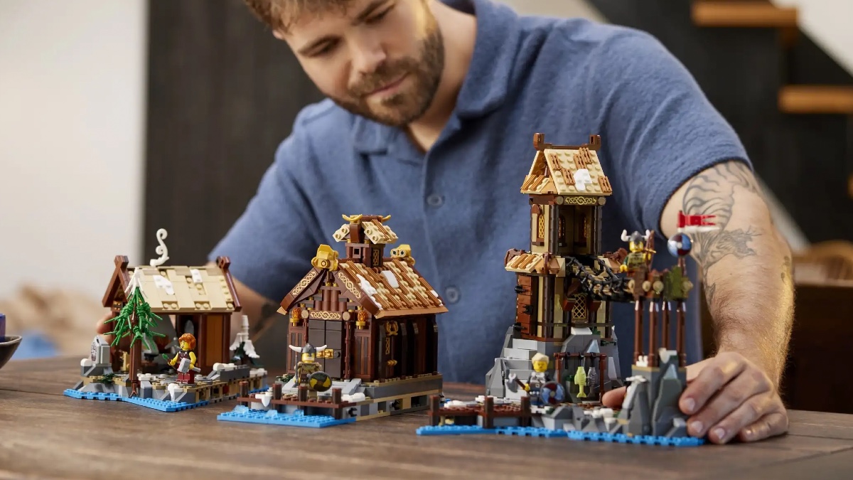 LEGO Ideas 21343 Viking Village has an unusual Marvel companion set