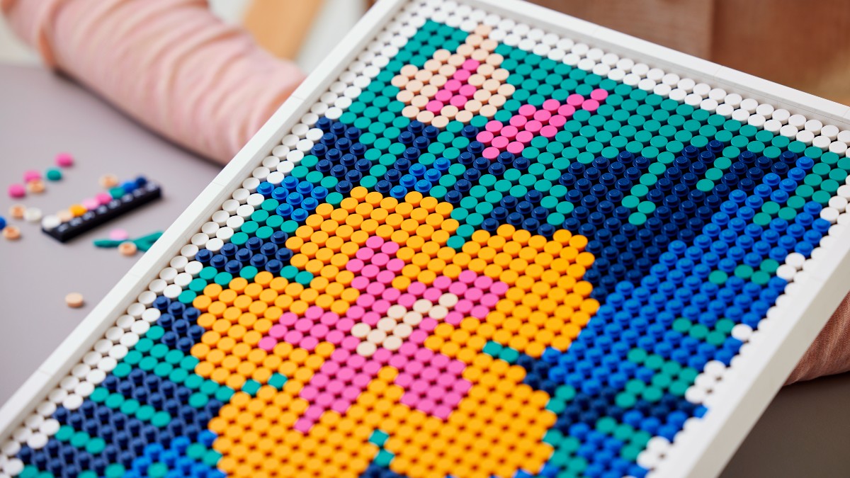 LEGO Art 31207 Floral Art adds colour to your wall today