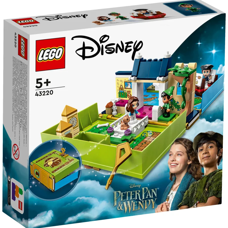 lego disney 43220 peter pan Wendy storybook adventure box 2