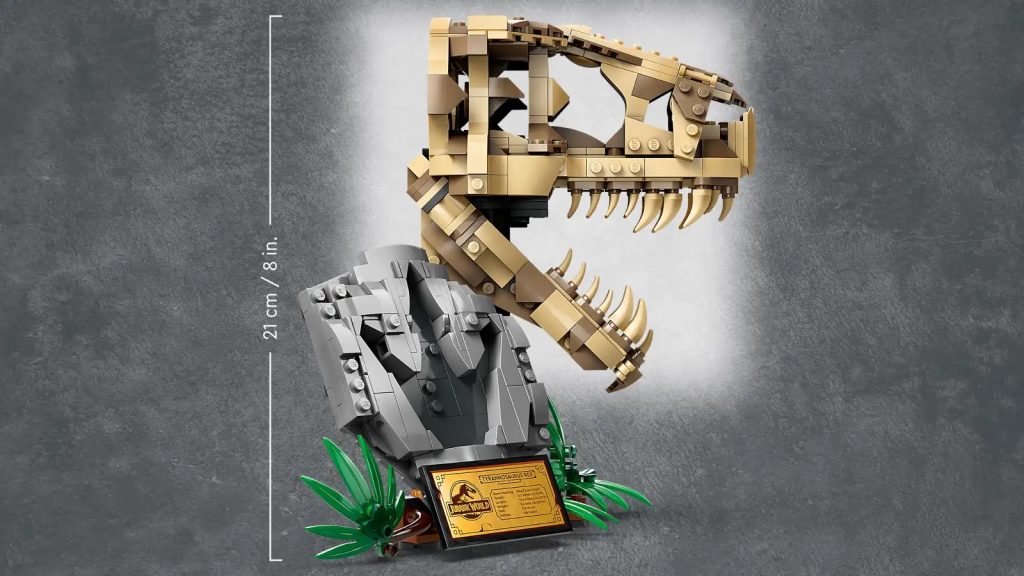 LEGO Jurassic World 76964 Dinosaur Fossils T. rex Skull 4 1024x576