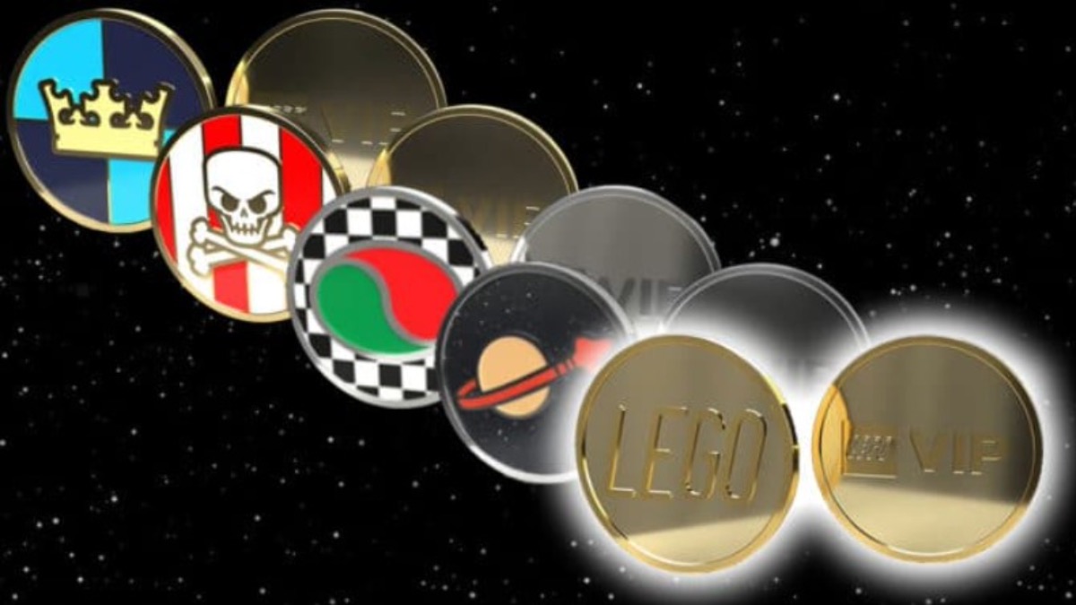 The LEGO VIP collectible coins are still available worldwide