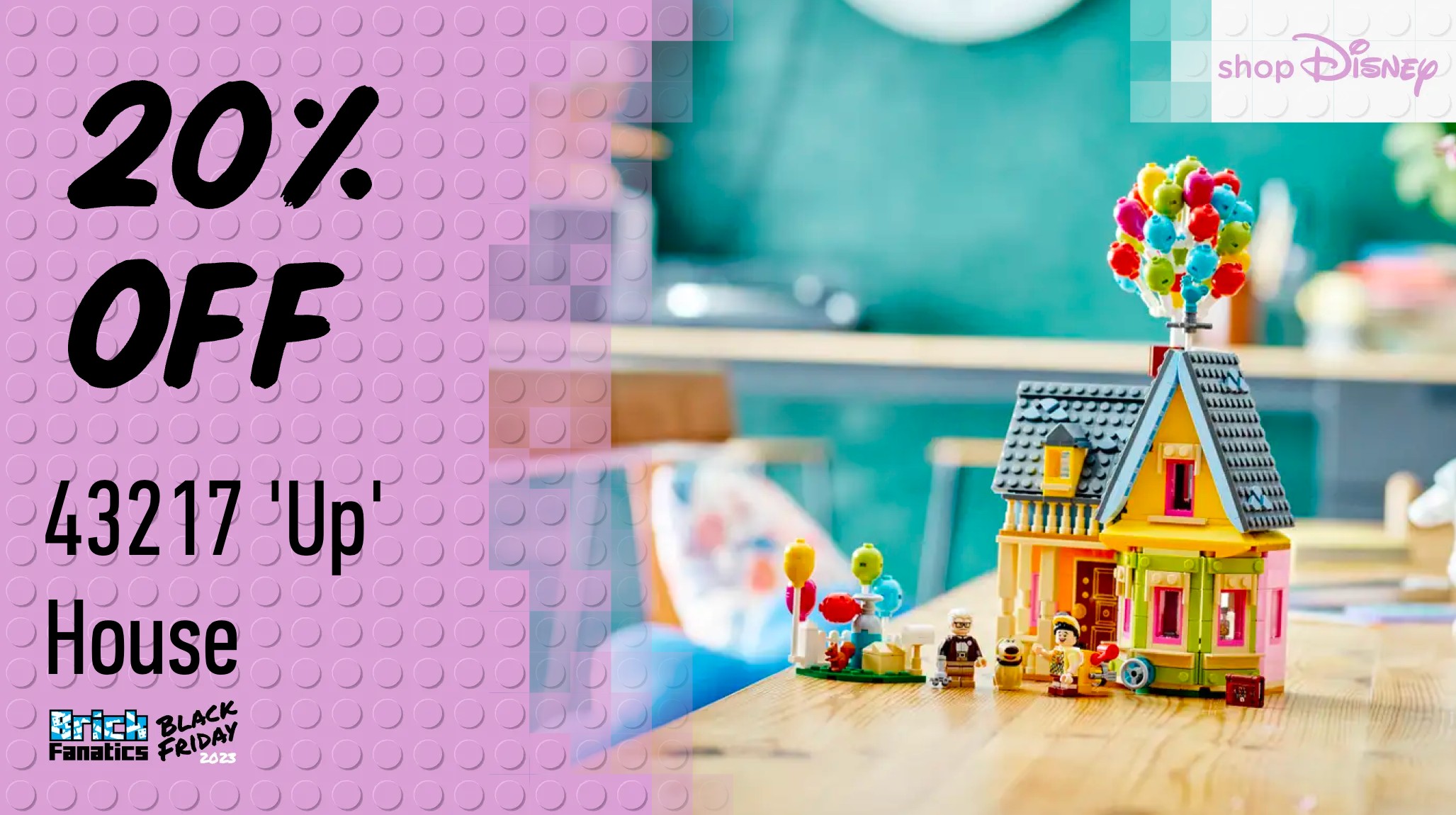 Up, up, and away with a huge saving on LEGO Disney Up House