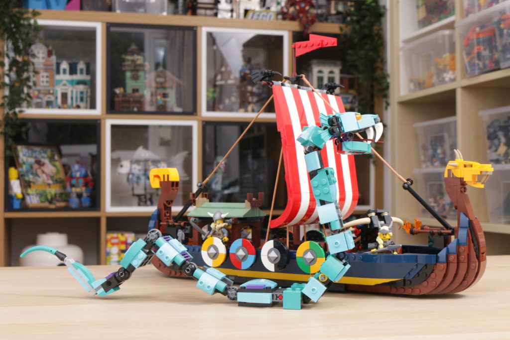 LEGO Creator 3 in 1 31132 Viking Ship and the Midgard Serpent review 38 1024x683