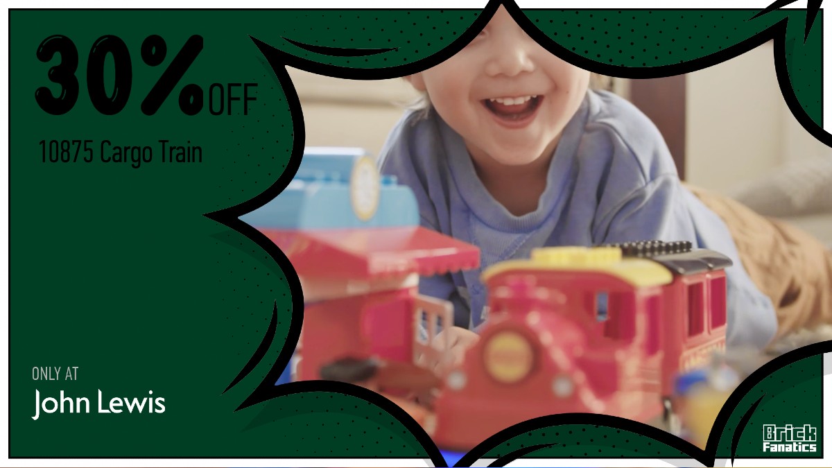 Save nearly a third on LEGO 10875 Cargo Train at John Lewis