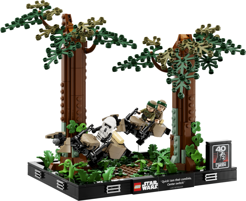 LEGO Star Wars 75353 Endor Speeder Chase Diorama 1 1024x834