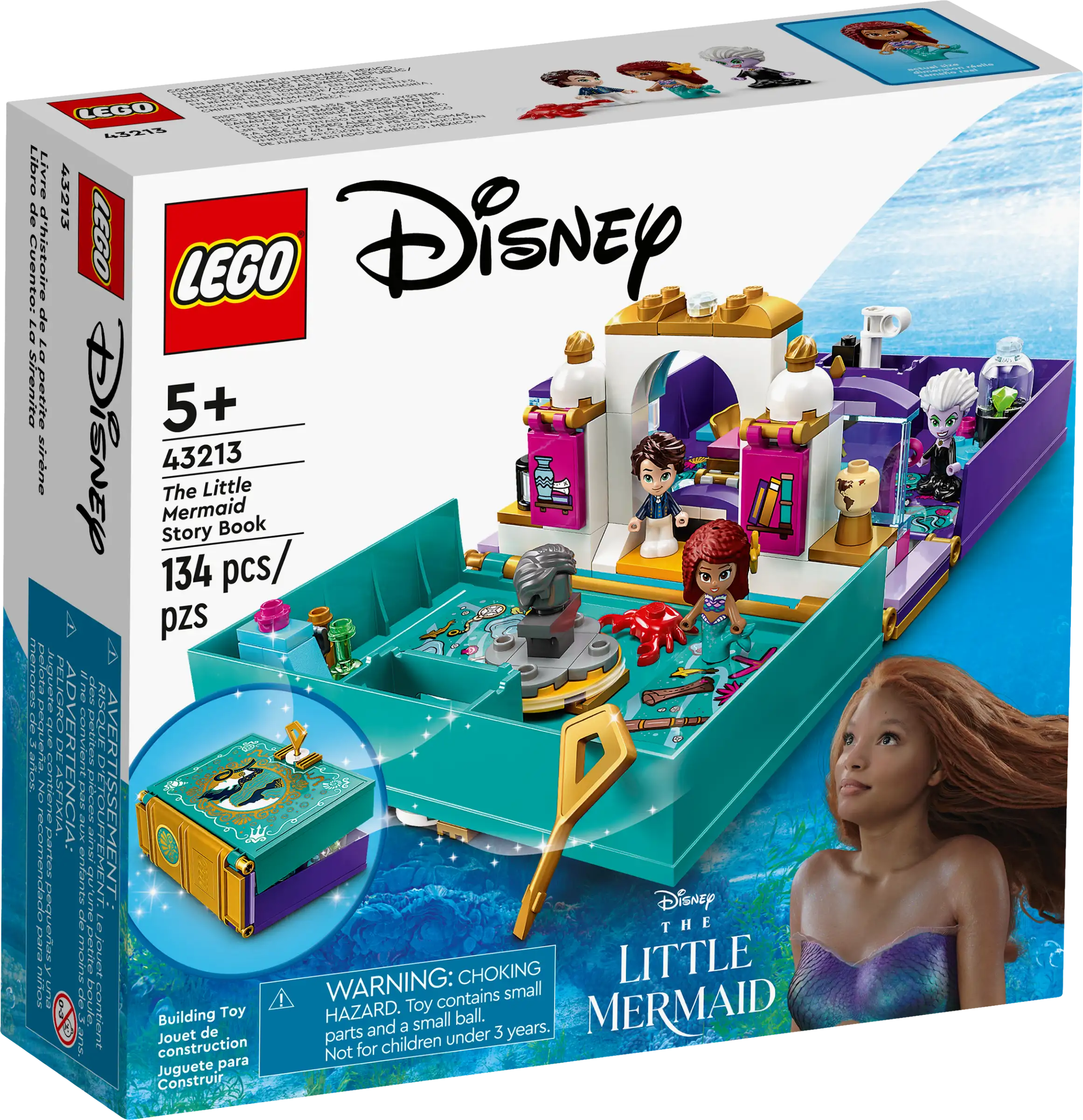 LEGO Disney 43213 The Little Mermaid Story Book