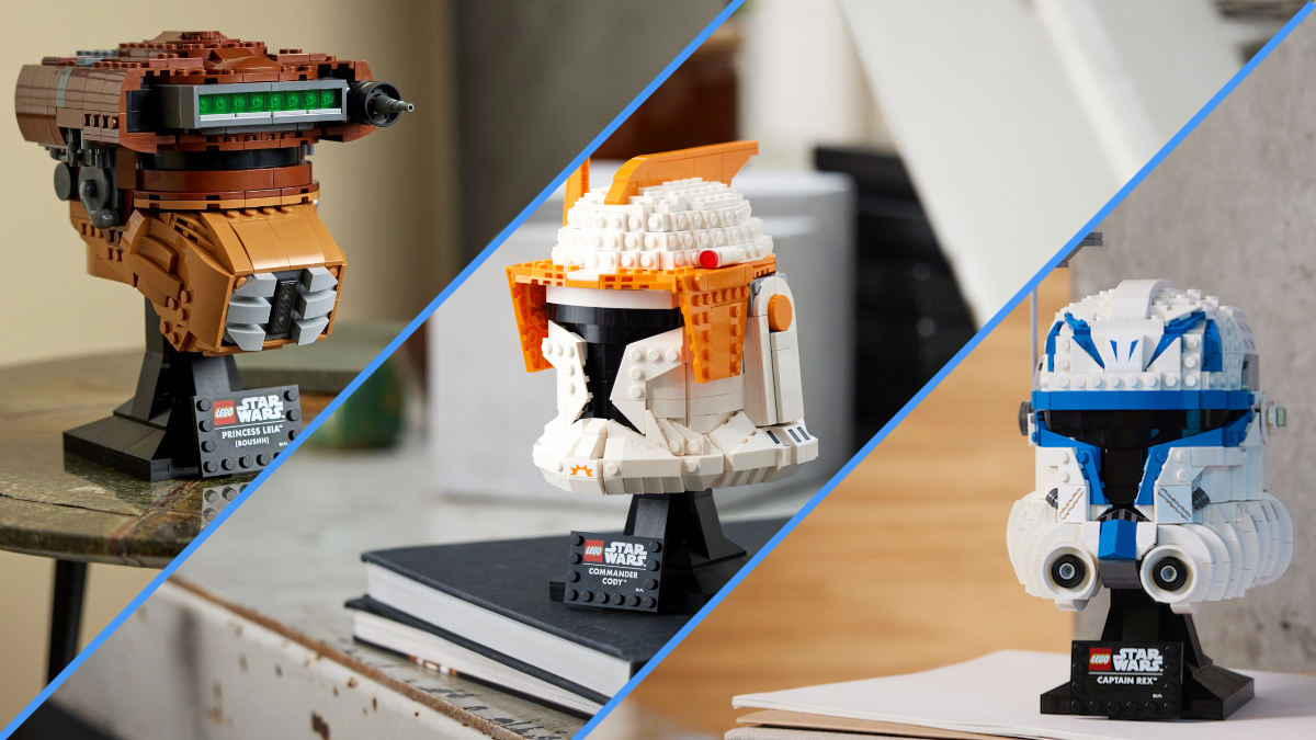 Pre-order all three new LEGO Star Wars 2023 helmets now
