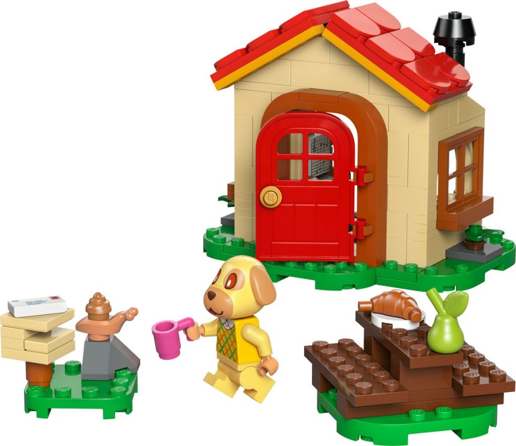 lego animal crossing 77058 Goldies Cosy House box contents 1024x884