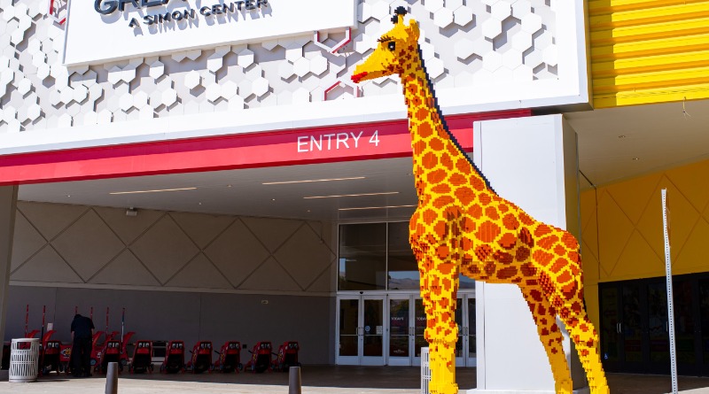 LEGO giraffe named by its real-life counterpart