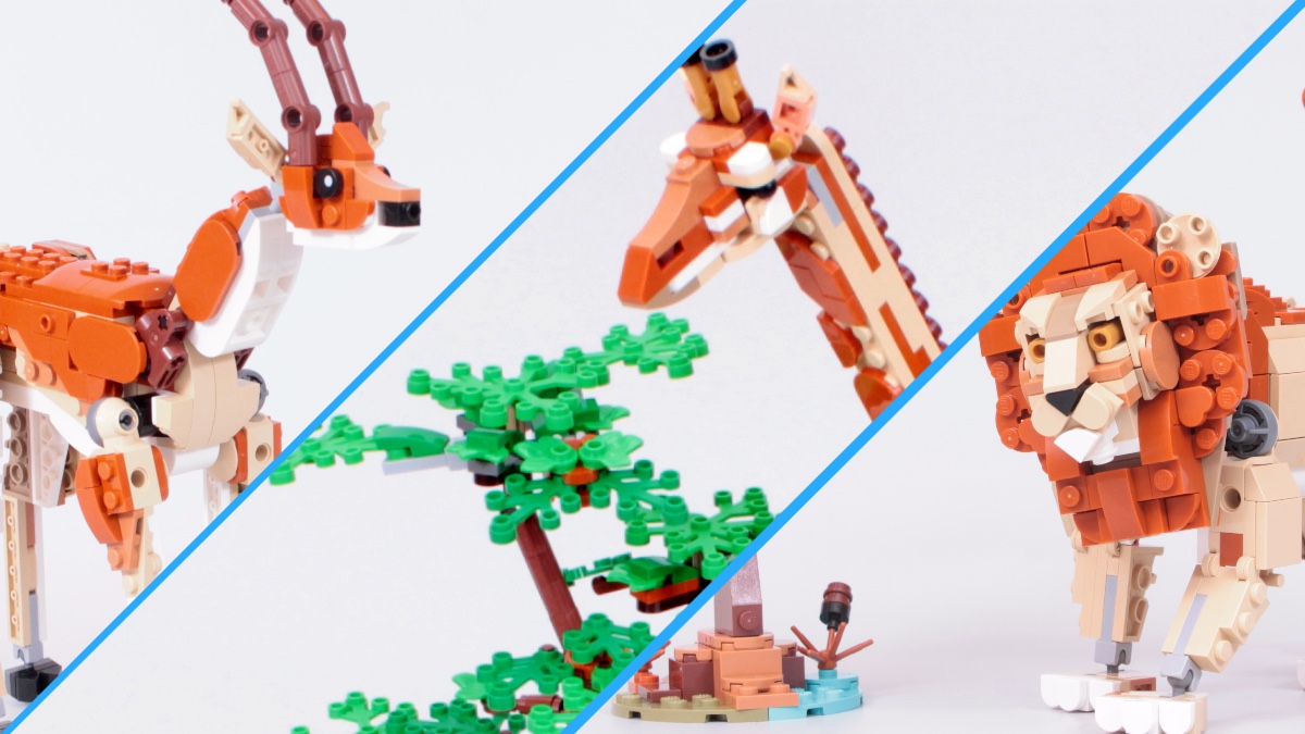 LEGO Creator 3-in-1 31150 Wild Safari Animals review