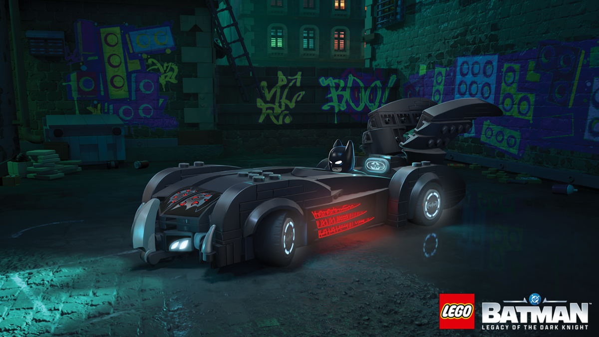 LEGO Batman  Legacy of the Dark Knight Batman Robin Batmobile 1200x675