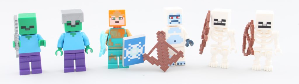 LEGO Minecraft 21186 The Ice Castle group shot 1 1024x290