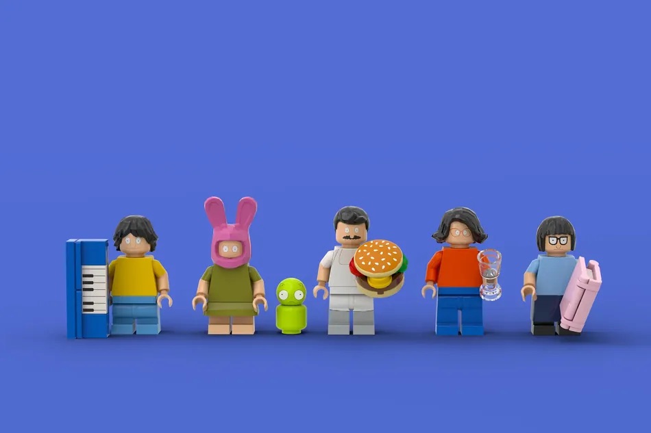 LEGO Ideas Bobs Burgers minifigures