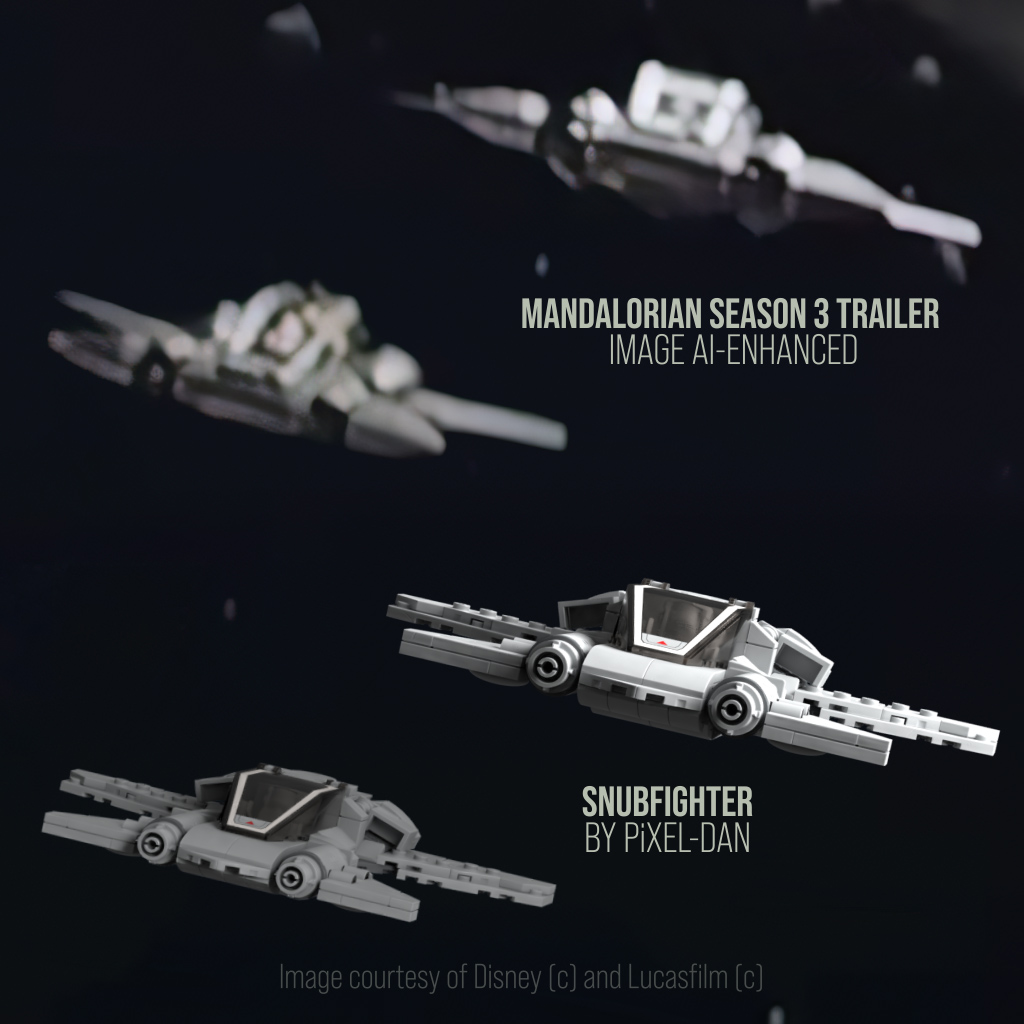 PiXEL DAN LEGO Star Wars The Mandalorian Snubfighter concept 6
