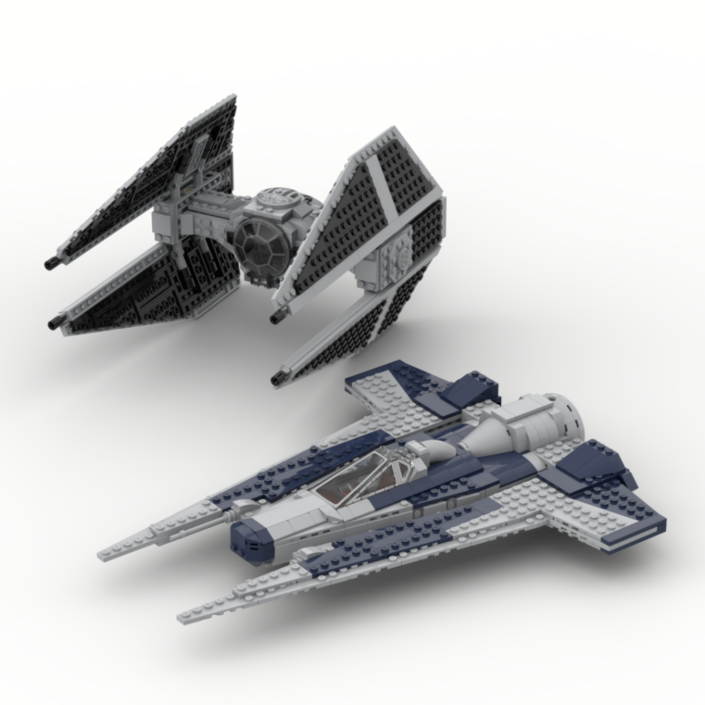 CATAPIMBSON LEGO Star Wars The Mandalorian TIE Interceptor Fang Fighter concept 1 1024x1024