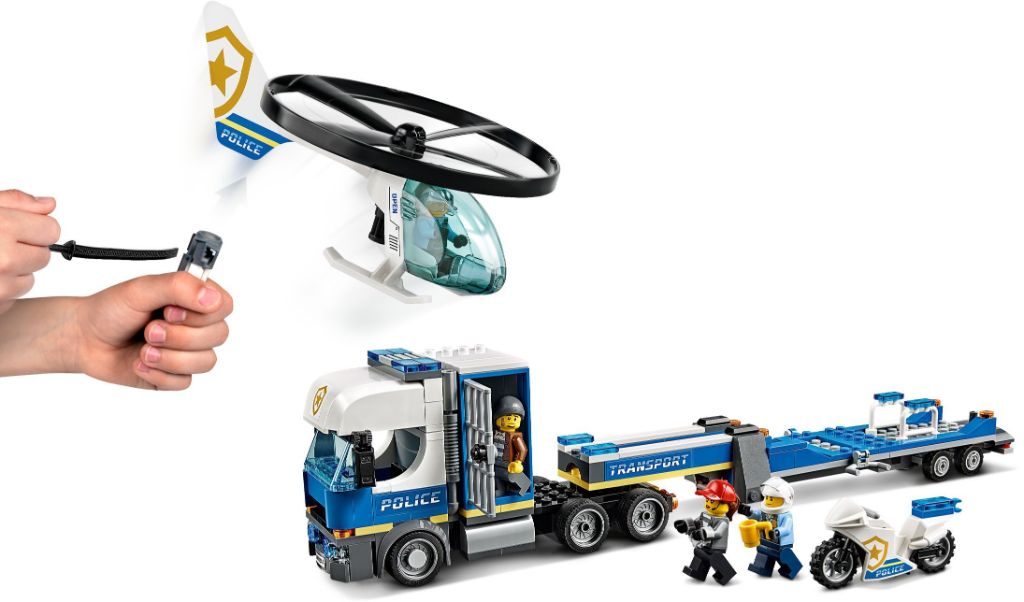 LEGO City 60244 Police Helicopter Transport 3