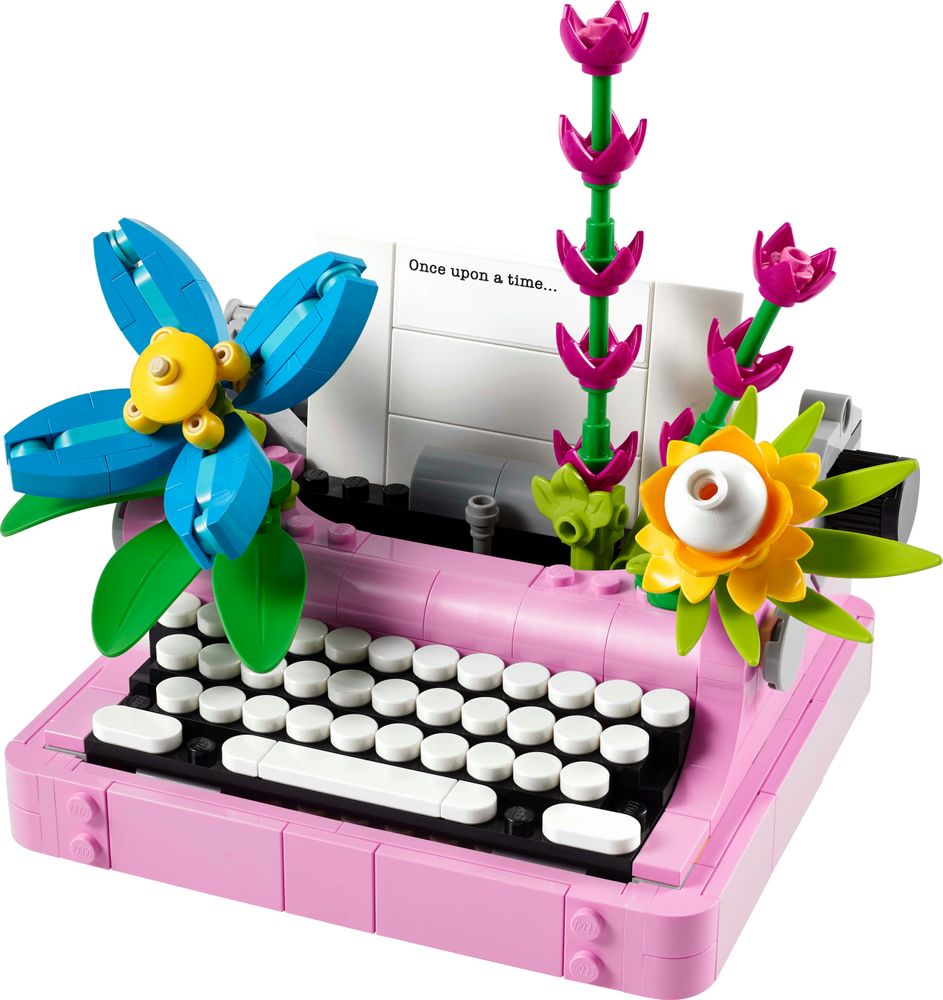 LEGO Creator 3 in 1 31169 Typewriter With Flowers 6