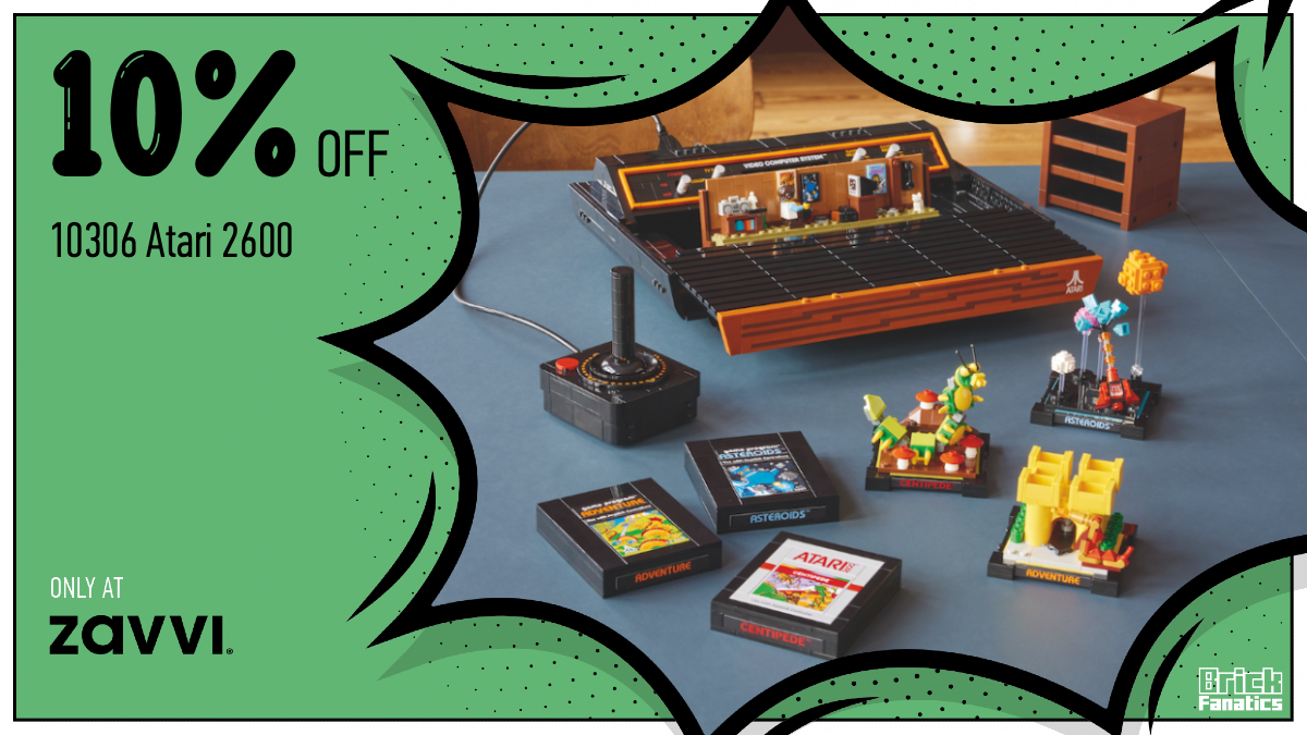 Time warp back to the 80s with 10% off LEGO Icons 10306 Atari 2600