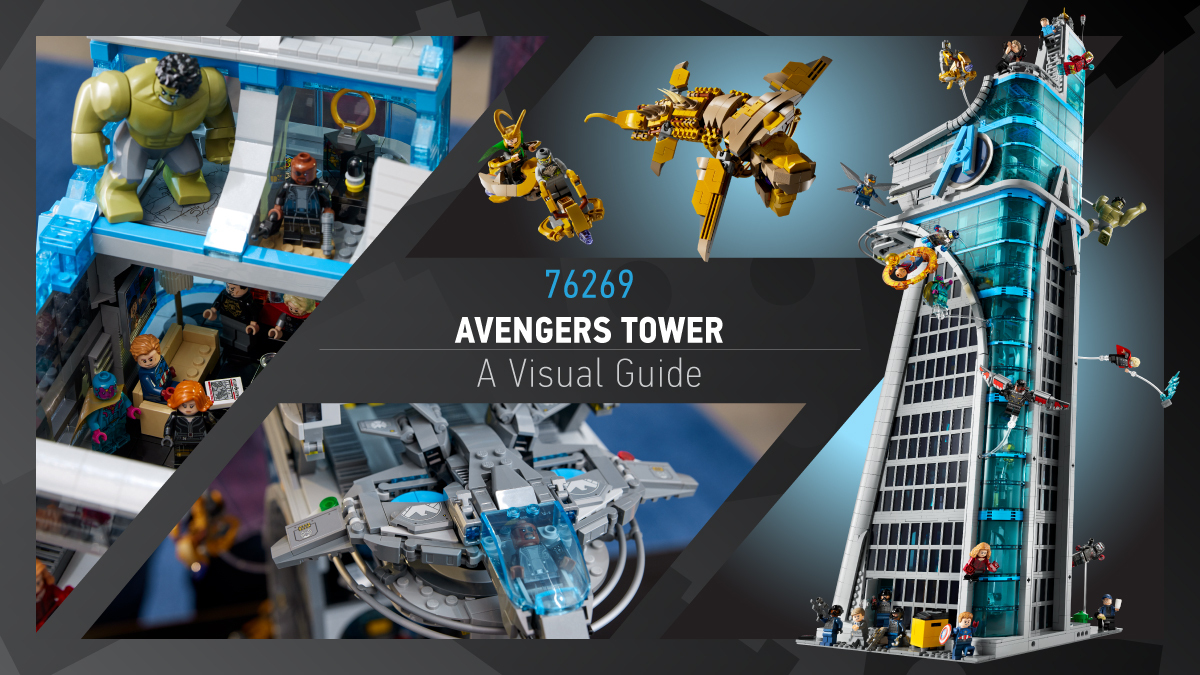 LEGO Marvel 76269 Avengers Tower visual tour and gallery