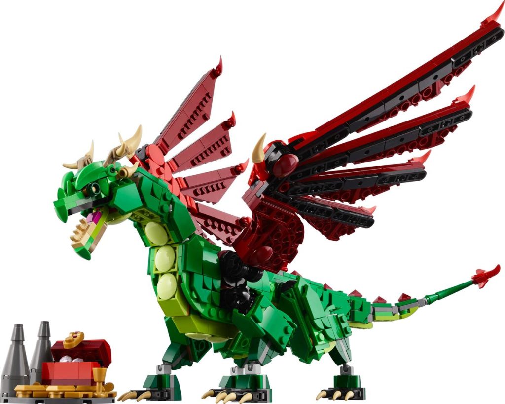 LEGO Creator 3 in 1 31161 Green Dragon 2 1024x818