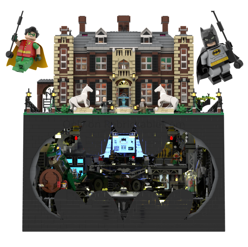 lego batcave moc by Dream Build Bricks 4